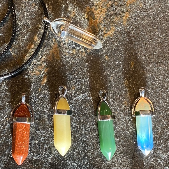 Mystery Necklace energey stones
pendulum crystal - Picture 9 of 10